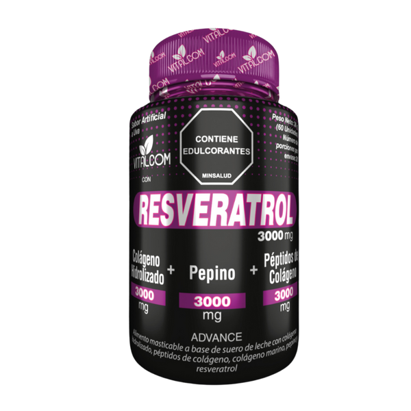 Resveratrol Cápsulas Antiedad Vitalcom